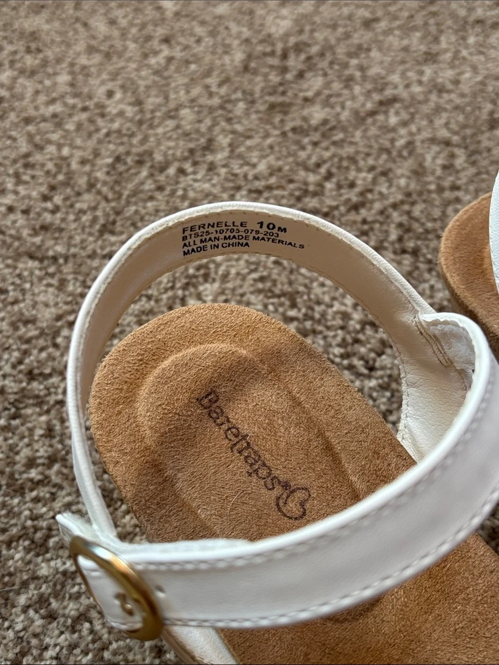 Women’s White Woven Ankle-Strap Sandals